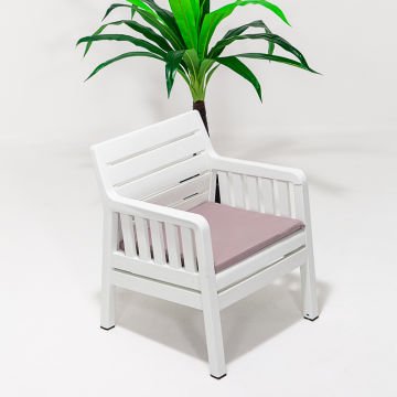 Lara Tekli Koltuk -Minderli - Renkli