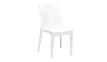 Rattan Sandalye Beyaz (2 Adet)