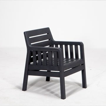 Lara 3+1+1+S  (Mindersiz) Bahçe Oturma Grubu - Antrasit