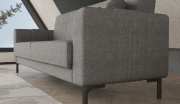 Rio Üçlü Koltuk Gri