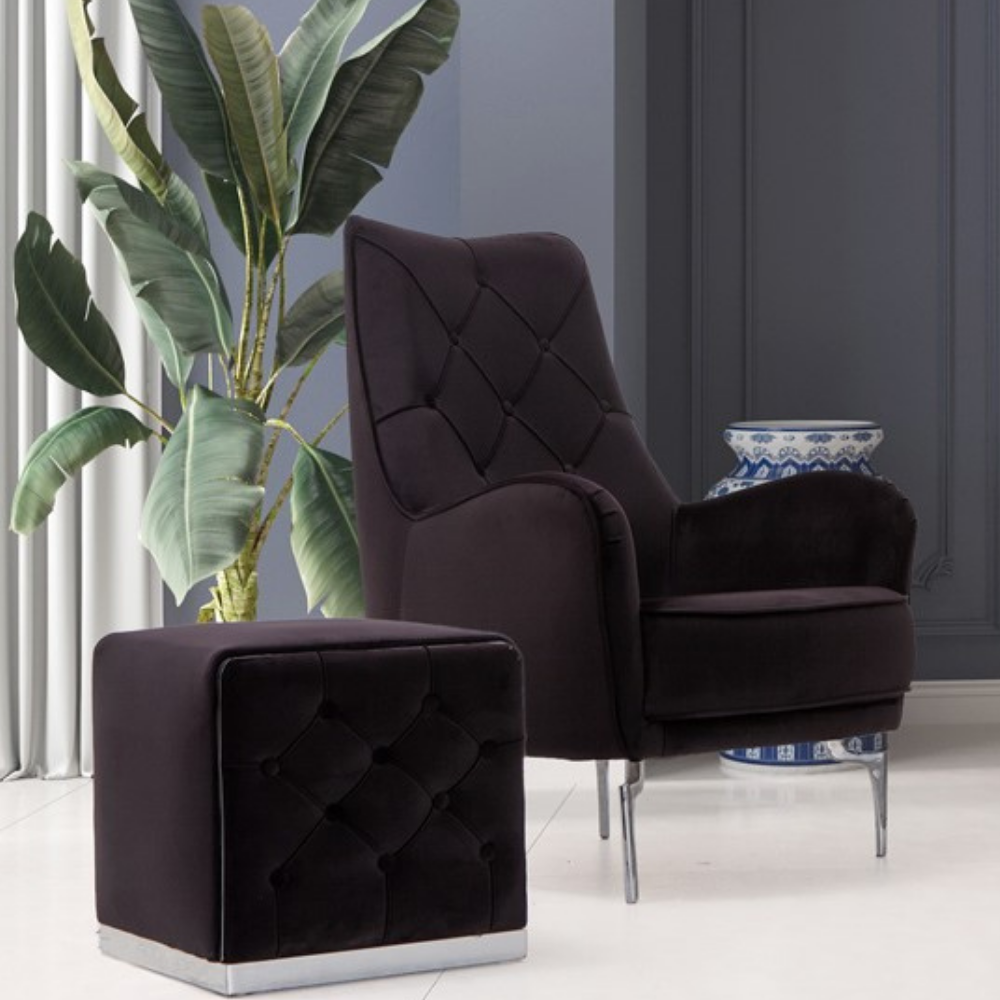 Vivaldi Berjer Salon&oturma Odası - Siyah