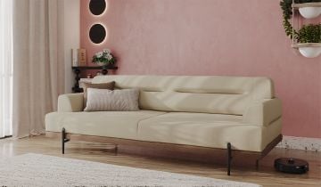 Linen Üçlü Koltuk