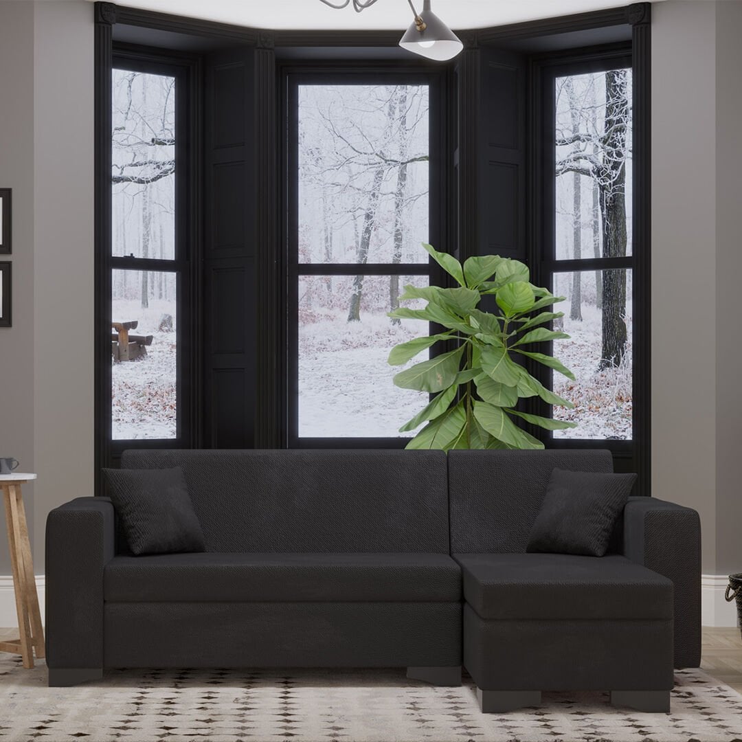 Toronto Salon&oturma Odası Köşe Takımı - Antrasit