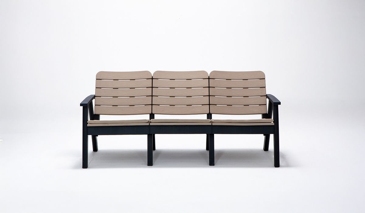 Sera Bahçe Balkon Oturma Grubu 3+1+1 S (Minderli)