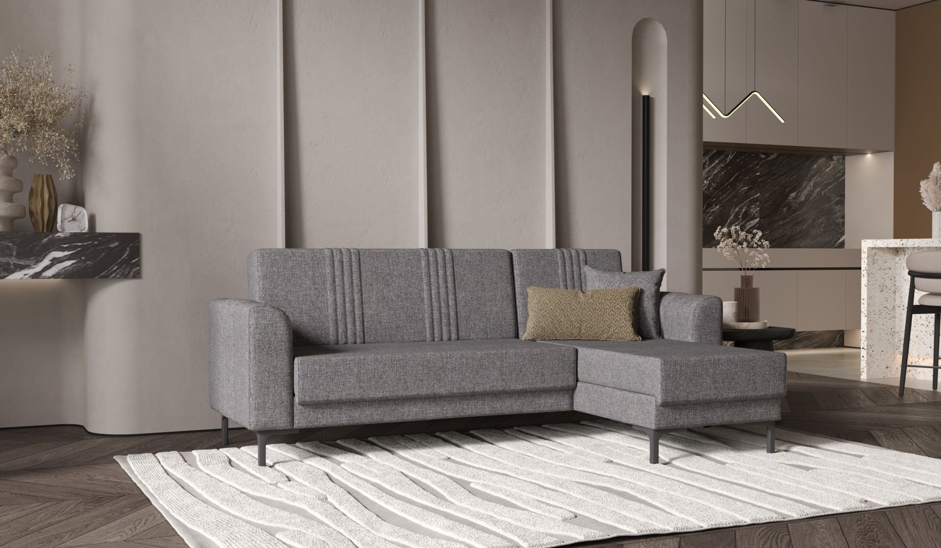 Rio Köşe Takımı Gri