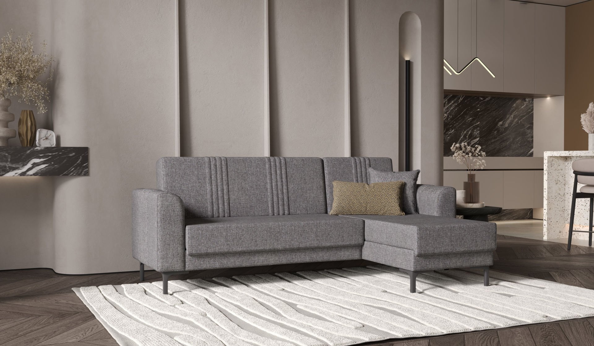 Rio Köşe Takımı Gri