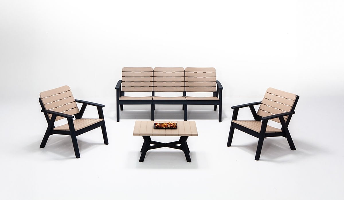 Sera 3+1+1 S Bahçe Balkon Oturma Grubu (Mindersiz)