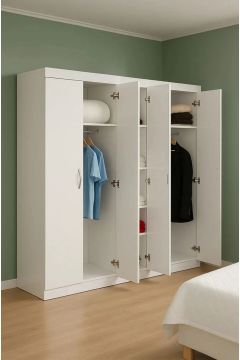 Akça 5 Kapaklı Aynalı Gardırop