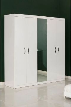 Akça 5 Kapaklı Aynalı Gardırop