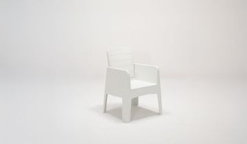 Apex Lüx Bahçe Takımı Beyaz - Camlı - Small