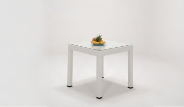 Apex Lüx Bahçe Takımı Beyaz - Camlı - Small