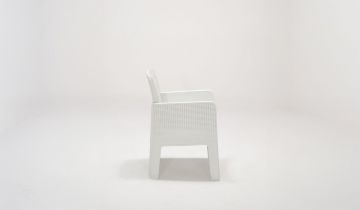 Apex Lüx Bahçe Takımı Beyaz - Camlı - Small