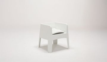 Apex Lüx Bahçe Takımı Beyaz - Camlı - Small