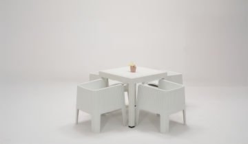 Apex Lüx Bahçe Takımı Beyaz- Small