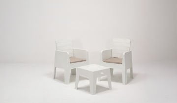 Apex Lüx Beyaz Bahçe Takımı ( 1-1-S)