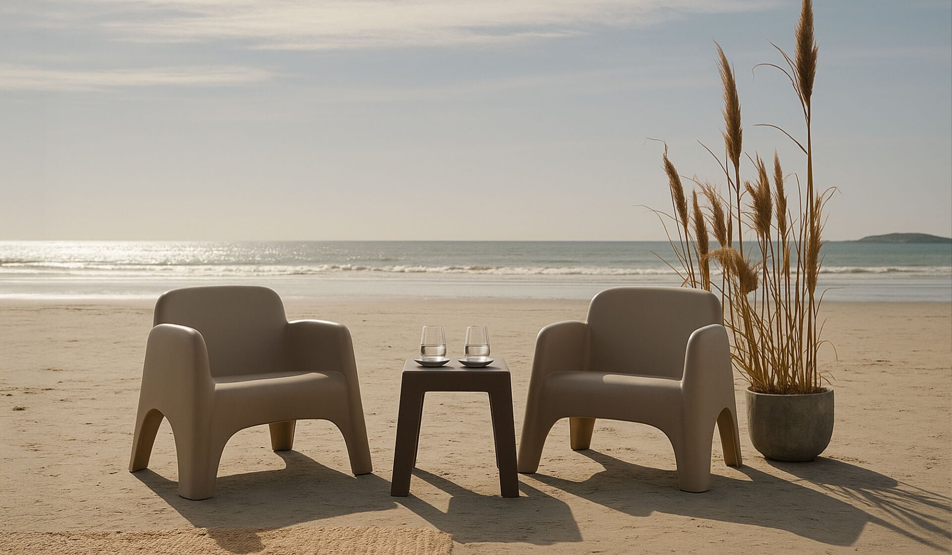 Şile Bahçe Oturma Grubu 1+1+S (Cappucino)