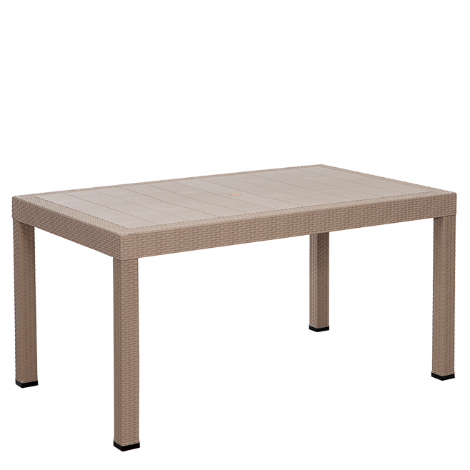 Rattan 90x150 Masa - Cappucino