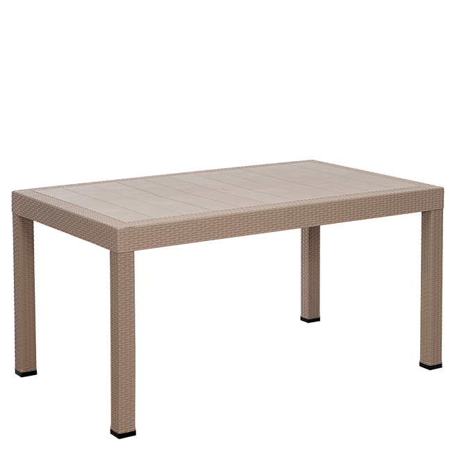 Rattan 90x150 Masa - Cappucino