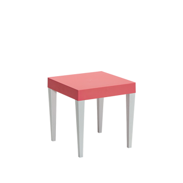 Junior Kare Çocuk Masa - Pembe