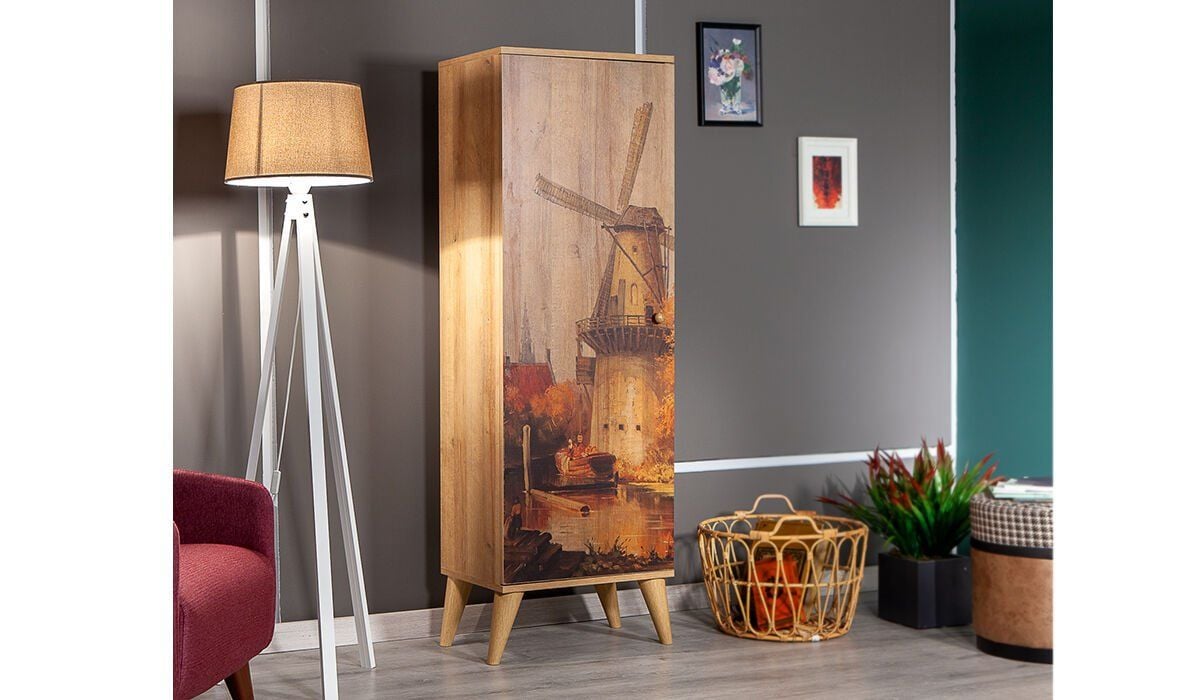 Bingo Yel Değirmeni  Çok Amaçlı Dolap