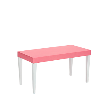 Junior Dikdörtgen Ergonomik Konforlu Anaokulu Kreş Çocuk Masası - Pembe