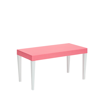 Junior Dikdörtgen Ergonomik Konforlu Anaokulu Kreş Çocuk Masası - Pembe