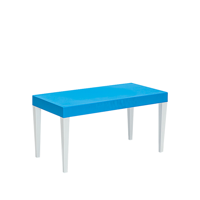 Junior Dikdörtgen Ergonomik Konforlu Anaokulu Kreş Çocuk Masası - Mavi