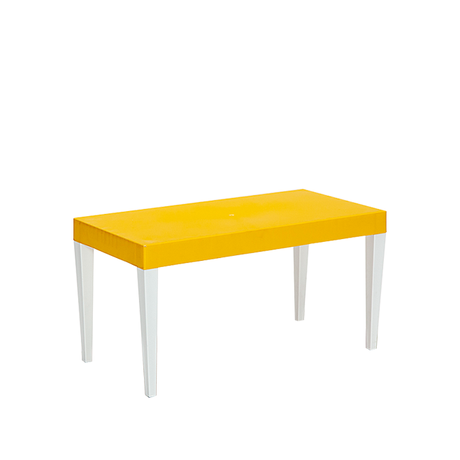 Junior Dikdörtgen Ergonomik Konforlu Anaokulu Kreş Çocuk Masası - Sarı