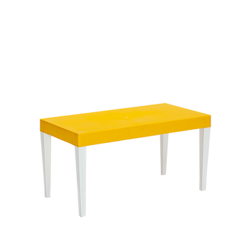 Junior Dikdörtgen Ergonomik Konforlu Anaokulu Kreş Çocuk Masası - Sarı