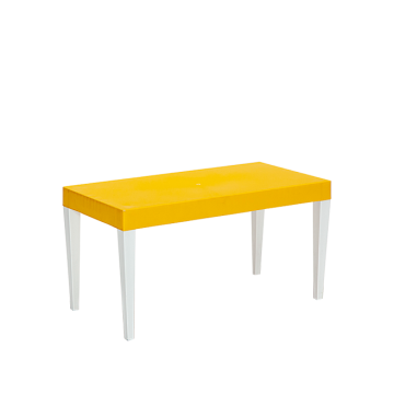 Junior Dikdörtgen Ergonomik Konforlu Anaokulu Kreş Çocuk Masası - Sarı