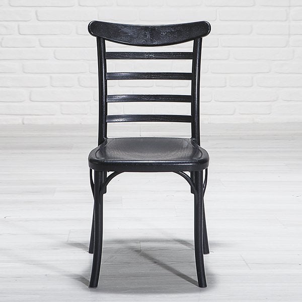 Tango Mermer Desenli / Efes Lüks Masa Takımı - Siyah