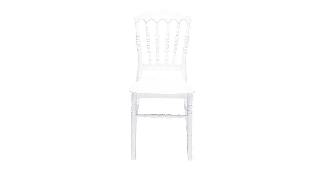 2 Adet Miray Beyaz Pratik Sandalye / Balkon-bahçe-mutfak