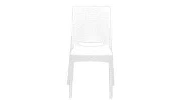 Rattan Sandalye Beyaz (4 Adet)