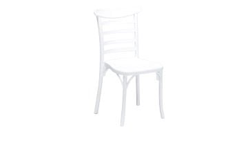 4 Adet Efes Beyaz Sandalye / Balkon-bahçe-mutfak