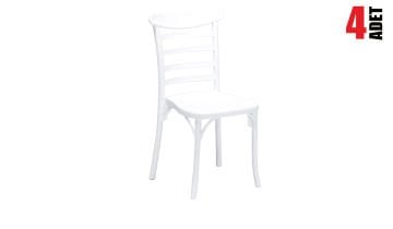 4 Adet Efes Beyaz Sandalye / Balkon-bahçe-mutfak