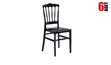 6 Adet Napolyon Siyah Sandalye / Balkon-bahçe-mutfak