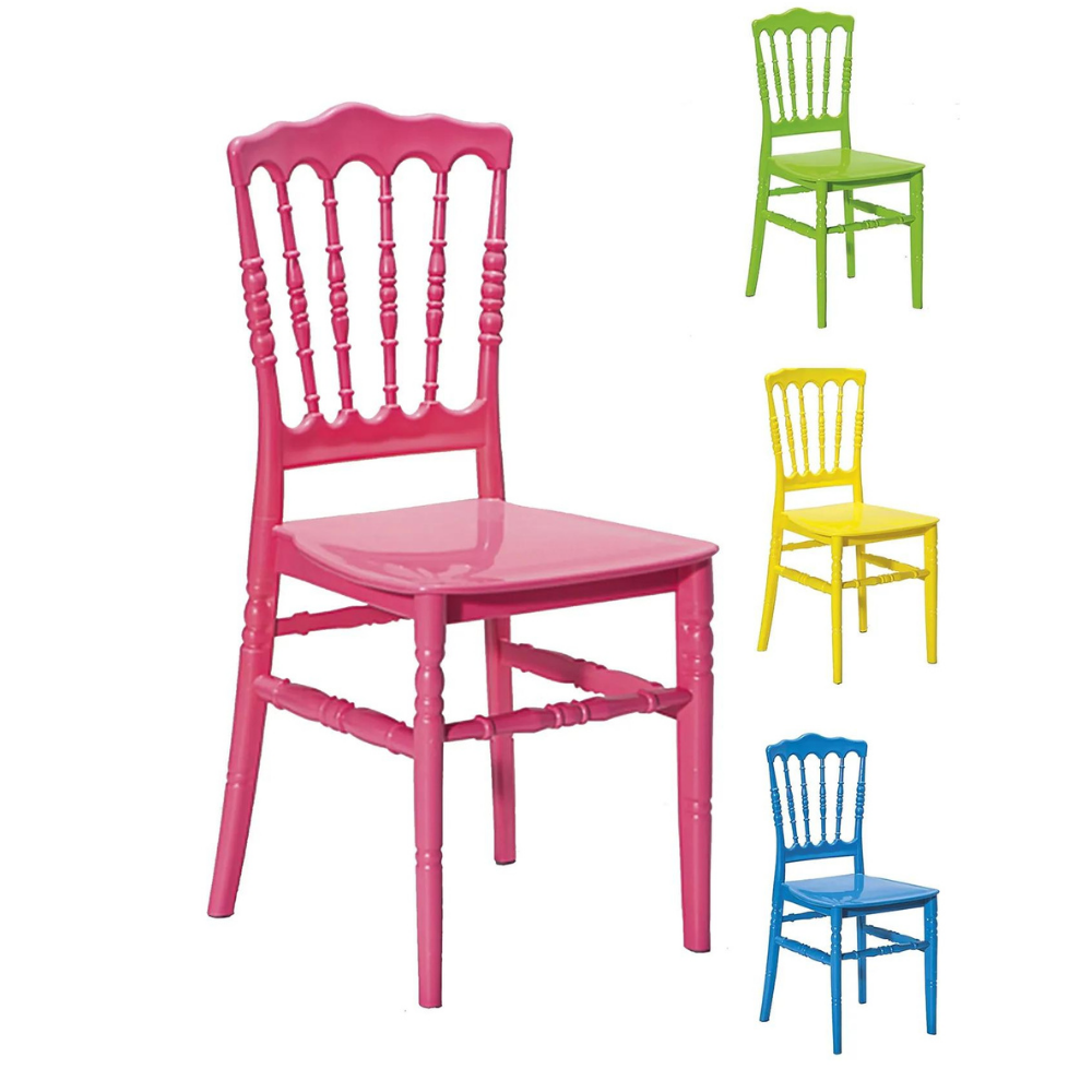 4 Adet / Napolyon Renkli Sandalye