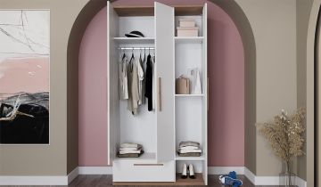 Eva Üç Kapaklı Gardırop