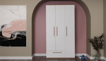 Eva Üç Kapaklı Gardırop