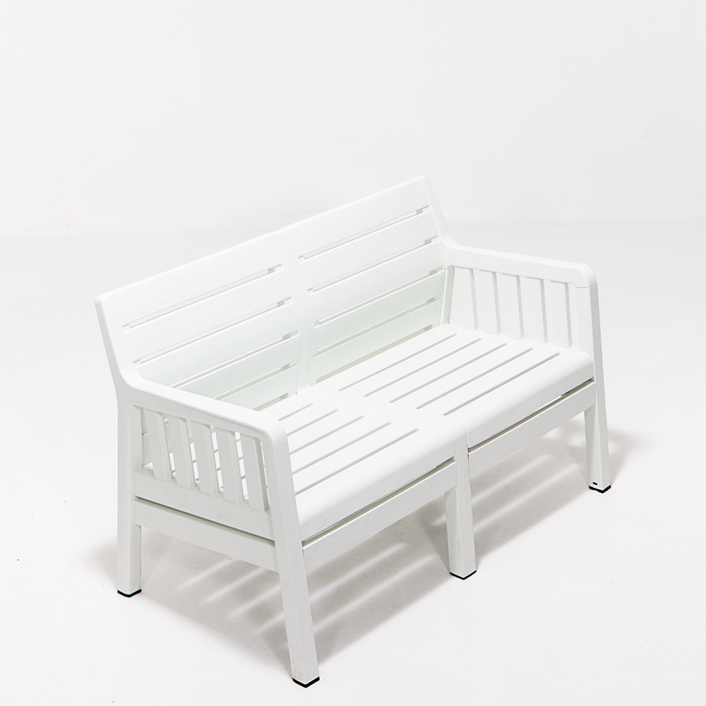 Lara 2'li Koltuk Mindersiz Balkon&teras Bahçe Koltuk / Beyaz