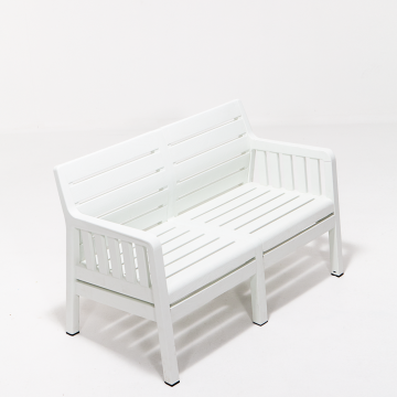 Lara 2'li Koltuk Mindersiz Balkon&teras Bahçe Koltuk / Beyaz