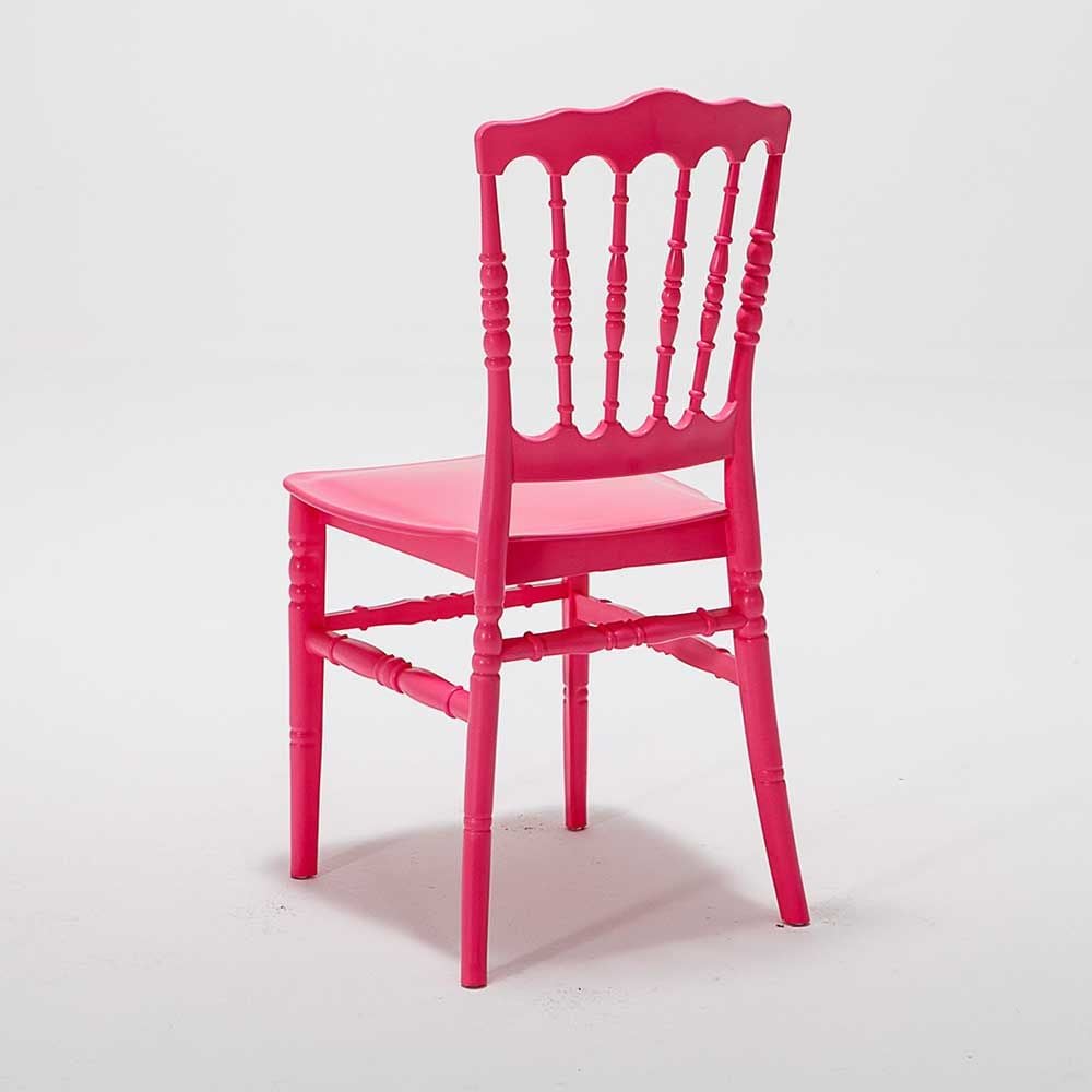 6 Adet Napolyon Sandalye - Pembe