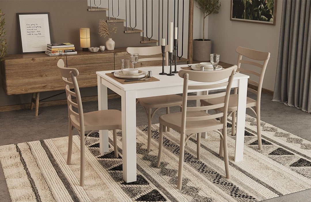 Arda / Efes Mutfak Masa Takımı - Cappucino