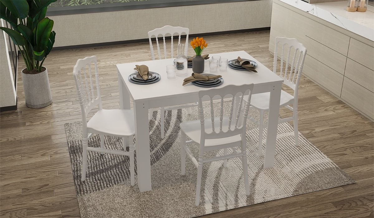 Arda / Miray Mutfak Masa Takımı - Beyaz