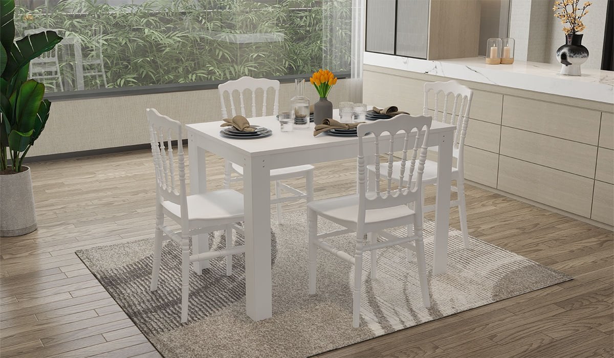 Arda / Miray Mutfak Masa Takımı - Beyaz