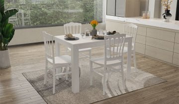 Arda / Miray Mutfak Masa Takımı - Beyaz