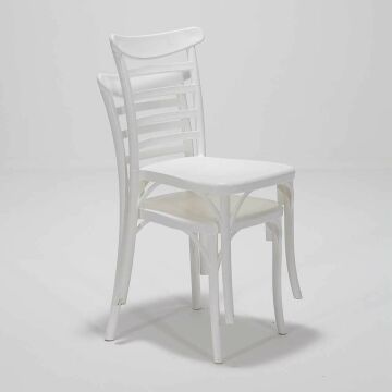 6 Adet Efes Beyaz Sandalye / Balkon-bahçe-mutfak