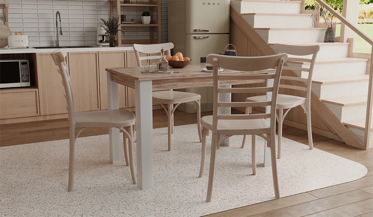 Grande / Efes Mutfak Masa Takımı - Cappucino