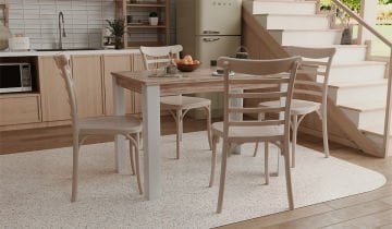 Grande / Efes Mutfak Masa Takımı - Cappucino