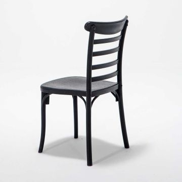 2 Adet Efes Siyah Sandalye / Balkon-bahçe-mutfak
